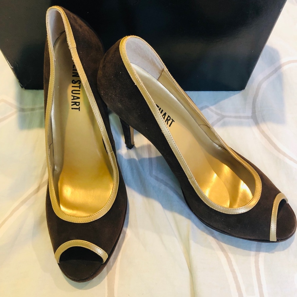 Colin Stuart Brand new leather suede brown shoe